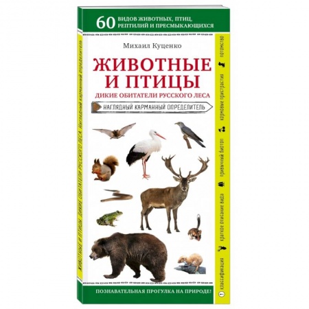 Уход за животными, книга Животные и птицы. Дикие обитатели русского леса