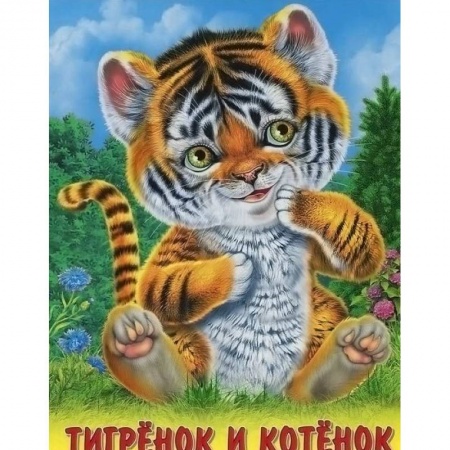 Книги для самых маленьких (0-3 года), книга Тигренок и котенок
