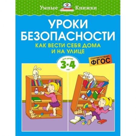 Книги для дошкольников (4-6 лет), книга Уроки безопасности.Как вести себя дома и на улице