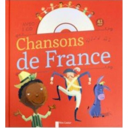 Изучение языков, книга Chansons de France (+СD)