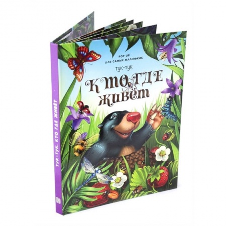 Досуг, творчество и кулинария, книга Тук-тук. Кто где живет. Книжка-панорамка