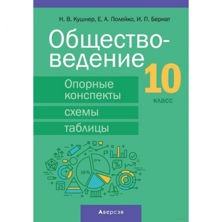 Школьникам и абитуриентам, книга Обществоведение. 10 класс. Опорные конспекты, схемы и таблицы