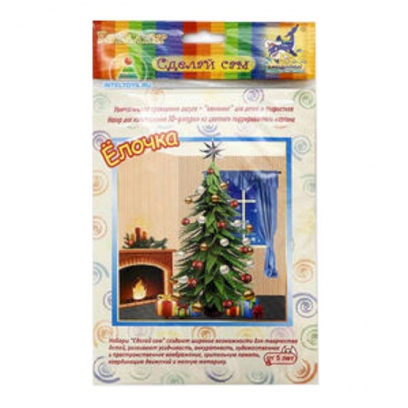 Спорт. Фитнес, книга Набор для изготовления 3D-фигурок на магнитах 'Елочка' (БЗ-НГ-017)