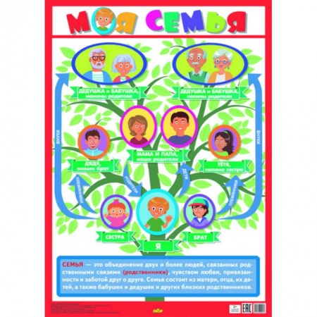Книги, книга Моя семья (550х770)
