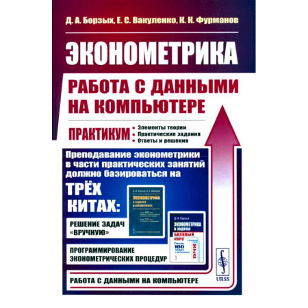 Компьютер в бизнесе, книга Эконометрика: работа с данными на компьютере. Практикум: Элементы теории. Практические задания. Ответы и решения: Учебное пособие