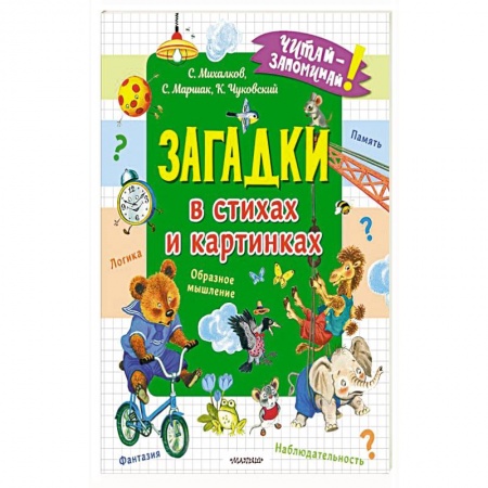 Загадки. Скороговорки. Считалки, книга Загадки в стихах и картинках